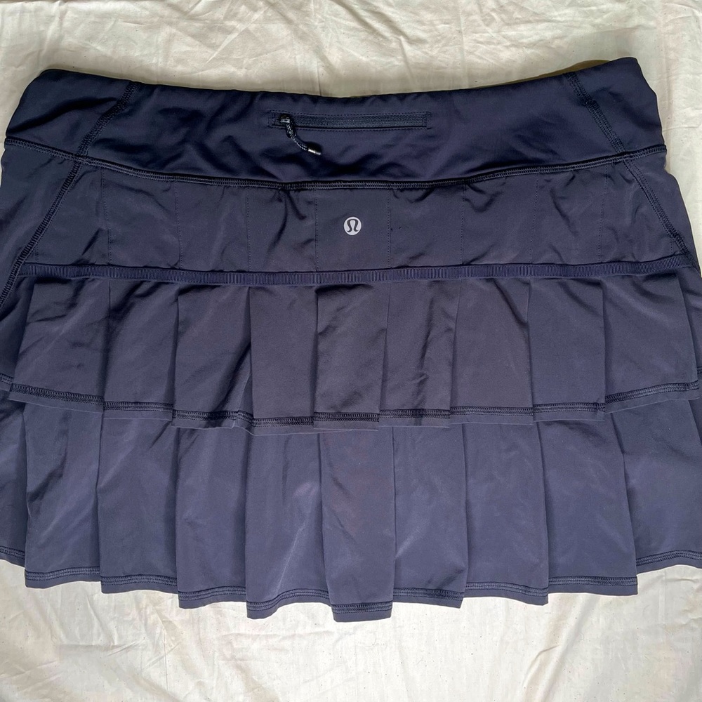 Lululemon Black Skort, Back Ruffles